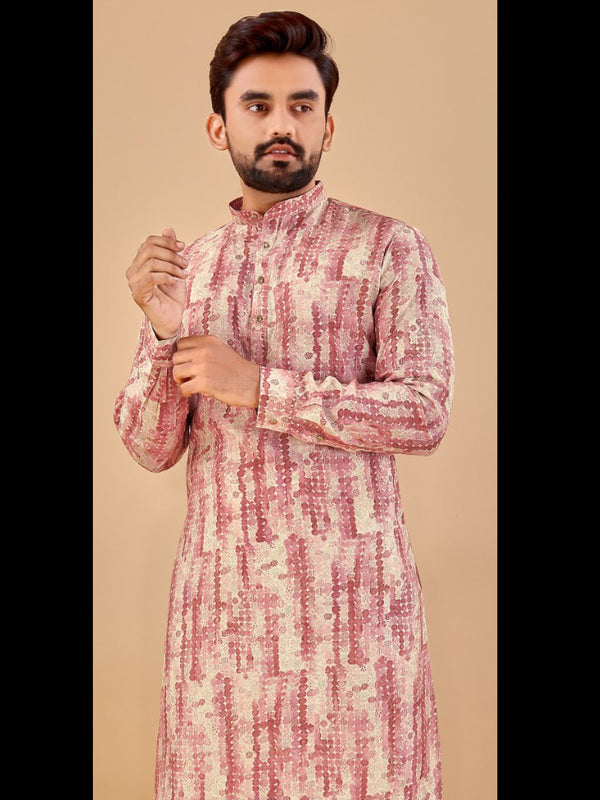 Pink Kurta Premium Soft Cotton Chudidaar