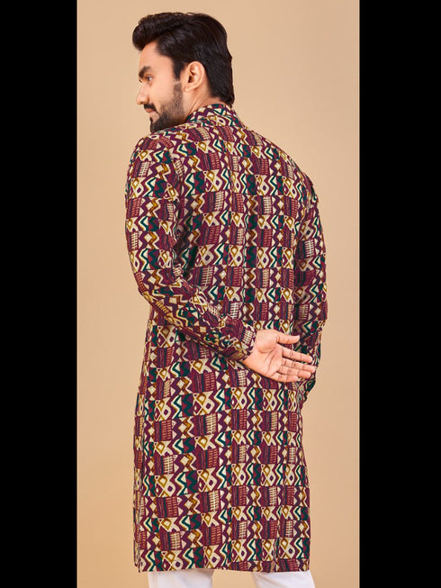 Multi Kurta Premium Soft Cotton Chudidaar Closure View
