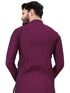 Wine Only Kurta Viscose Payjama Closure View
