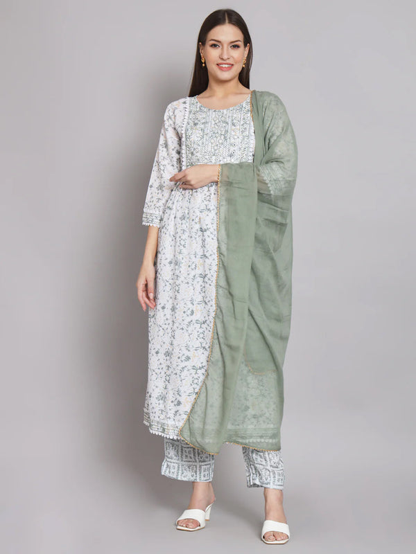 Multi Viscose Rayon Pant Suit 192050