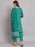 Rama Cotton Silk Pant Suit 192121 Back View