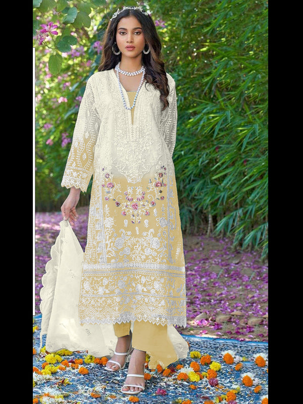 Multi Heavy Organza Pant Suit 192330