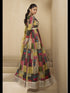 Multi Real Georgette Anarkali Dress 192404 Back View