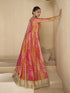 Multi Real Georgette Anarkali Dress 192406 Back View