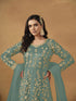 Mint Net Anarkali Dress 192413 Salwar Kameez