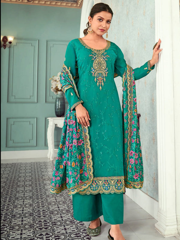 Mint Real Georgette Pant Suit 192440