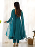 Rama Heavy Pure Soft Georgette Anarkali Dress 192648 Back View