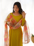 Mustard Pure Viscose Pant Suit 192653 Salwar Kameez