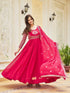 Pink Fox Georgette Anarkali Dress 192716