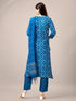 Royal Blue Rayon Pant Suit 192751 Salwar Kameez
