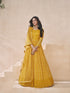 Yellow Real Georgette Anarkali Dress 192852
