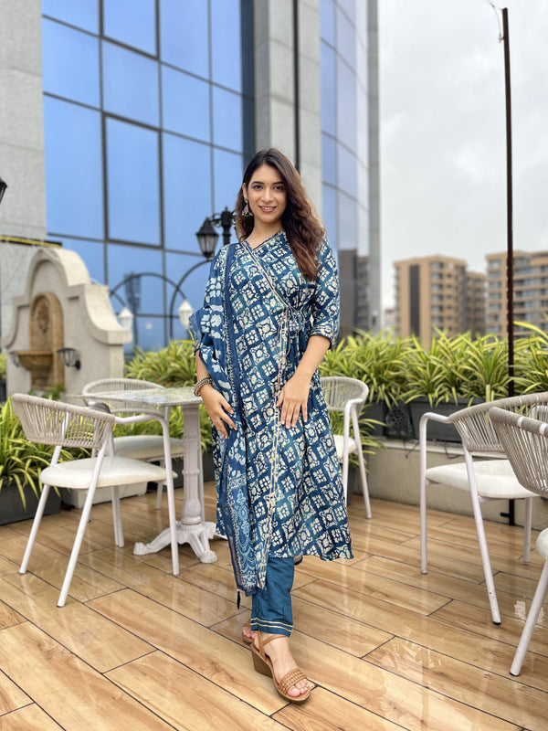 Multi Modal Silk Pant Suit 192941