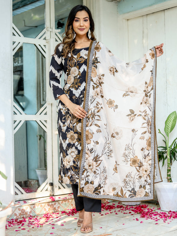 Multi Cotton Cambric Pant Suit 192943