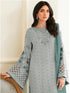 Light Sea Green Heavy Fox Georgette Pant Suit 192985 Closure View