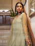 Light Pista Net Anarkali Suit 193085 Closure View