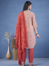 Multi Cotton Blend Pant Suit 193203 Back View