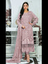 Mauve Heavy Faux Georgette Pant Suit 193453