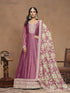 Mauve Art Silk Anarkali Dress 193480