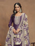 Purple Art Silk Anarkali Dress 193481 Salwar Kameez