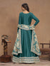 Rama Art Silk Anarkali Dress 193482 Back View