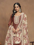 Brown Art Silk Anarkali Dress 193483 Salwar Kameez