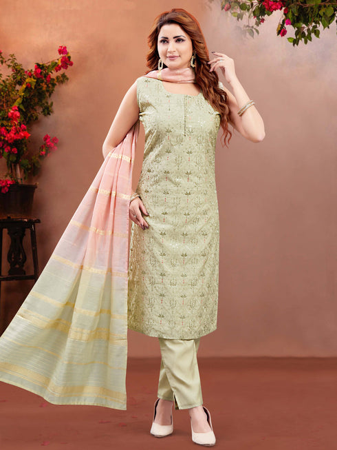 Pista Soft Silk Pant Suit 193510