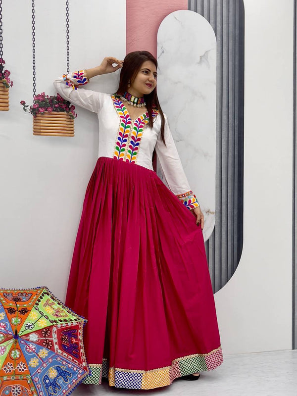 Multi Kiana Cotton Anarkali Dress 193543
