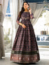 Multi Dola Silk Anarkali Dress 193680 Back View