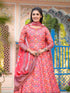 Multi Dola Silk Anarkali Dress 193697 Back View