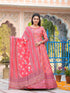 Multi Dola Silk Anarkali Dress 193697