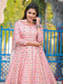 Multi Dola Silk Anarkali Dress 193698 Back View