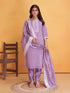 Lavender Roman Silk Pant Suit 193788