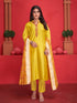 Yellow Roman Silk Pant Suit 193789