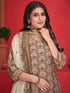 Multi Art Silk Pant Suit 193792 Salwar Kameez
