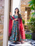 Multi Muslin Anarkali Dress 193834