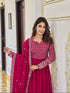 Rani Pink Fox Georgette Anarkali Dress 193944 Salwar Kameez