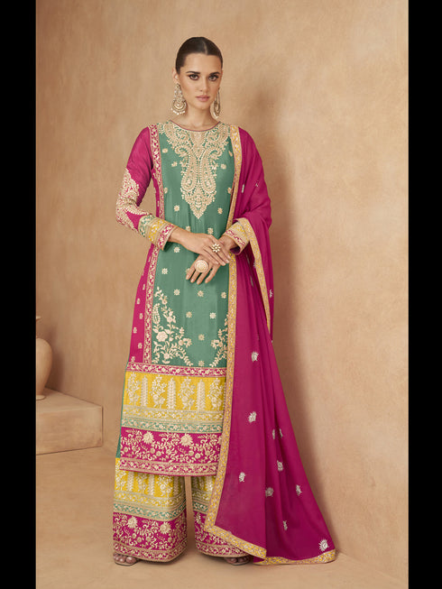 Multi Chinon Palazzo Suit 193989