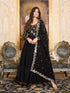 Black Fox Georgette Anarkali Dress 194060