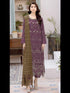 Mauve Heavy Fox Georgette Pant Suit 194080