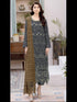 Grey Heavy Fox Georgette Pant Suit 194083
