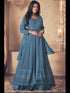 Firozi Heavy Fox Georgette Anarkali Dress 194114