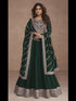 Green Premium Silk Anarkali Dress 194132
