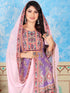 Multi Heavy Cotton Muslin Palazzo Suit 194139 Salwar Kameez