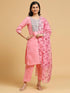 Pink Cotton Pant Suit 194206