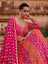 Multi Georgette Anarkali Dress 194322 Closure View
