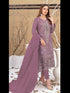 Mauve Heavy Fox Georgette Pant Suit 194327