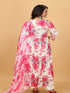 Multi Rayon Cotton Pant Suit 194330 Back View