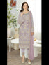 Light Lavender Heavy Fox Georgette Pant Suit 194356