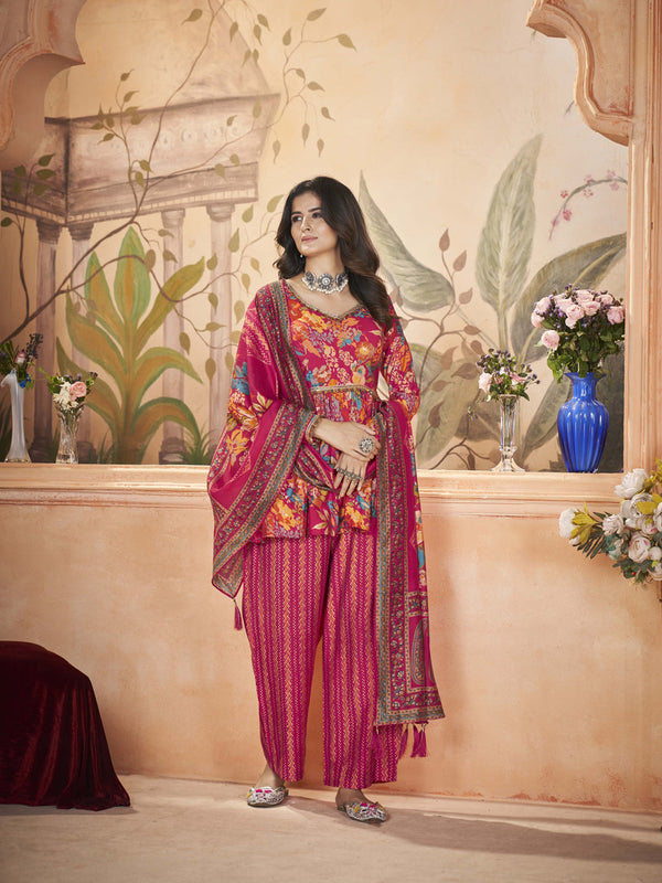 Rani Silk Palazzo Suit 194577