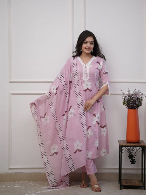 Multi Heavy Cotton Blend Pant Suit 194865 Closure View